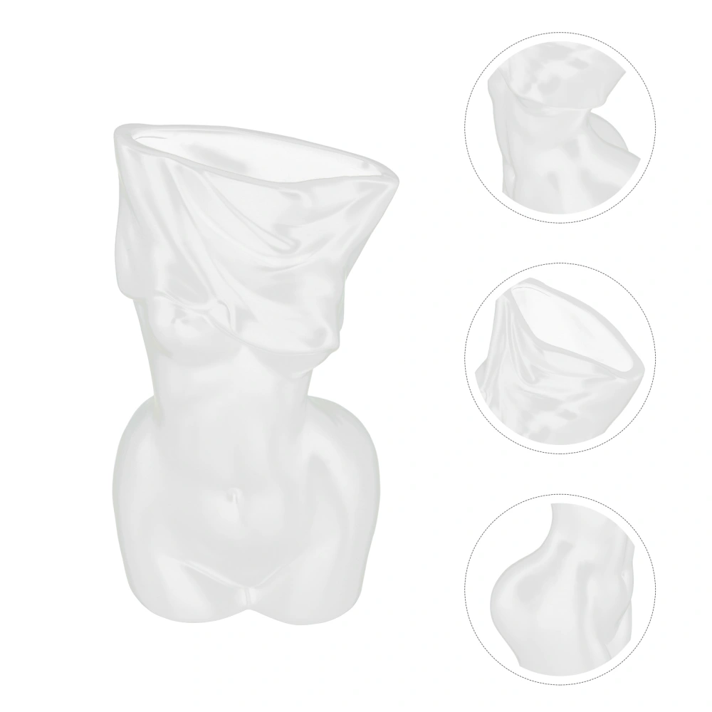 1Pc Creative Ceramic Vase Human Body Shape Modern Vase Decoration for Home