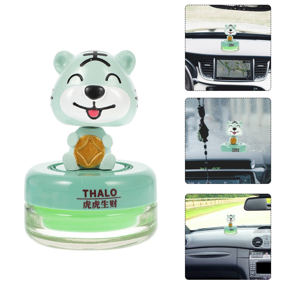 Shaking Head Tiger Statue Cartoon Tiger Aroma Diffuser Zodiac Tiger Year Figure