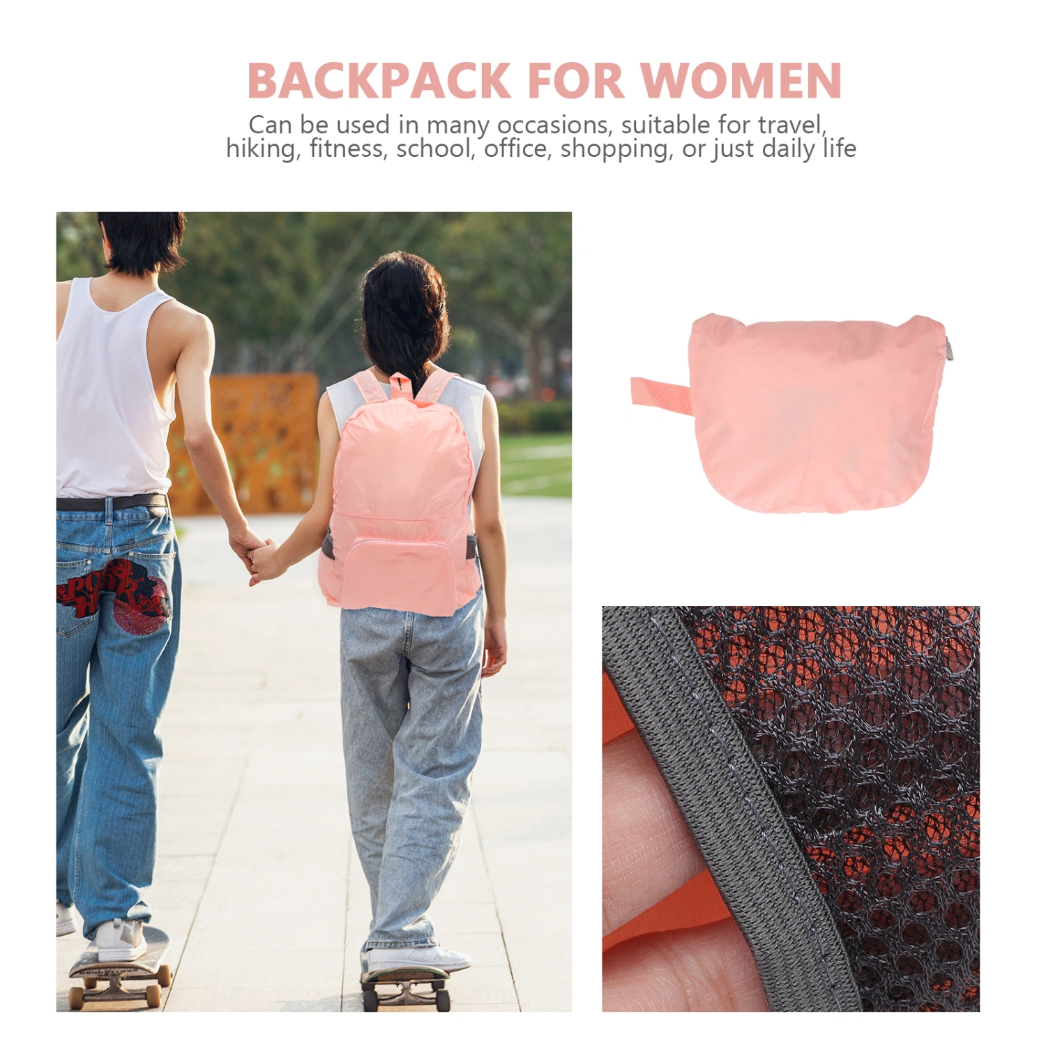Travel Backpack Lightweight Foldable Backpack Outdoor Waterproof Backpack