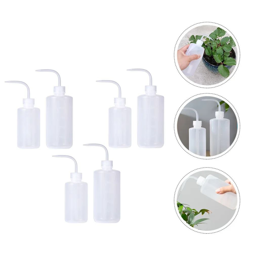 6pcs 250ML 500ML Plastic Watering Bottle Succulent Squeeze Bottle Gardening Tool