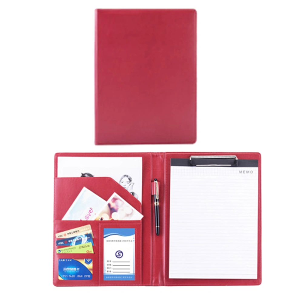 A4 Size Office Folder File Folder Organizer Paper Document Holders School Office Supplies Red