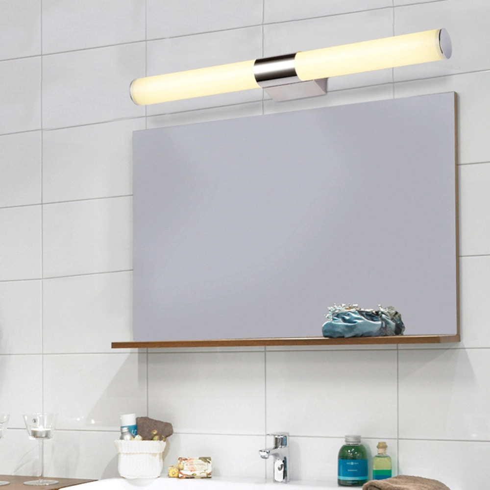 Modern 12W 18 Inch 46CM Acrylic Vanity Makeup Cosmetic Mirror Light Lamp LED Wall Cabinet Light SMD 2835 3000-3500K White Light Bathroom Bar Mirror Lighting