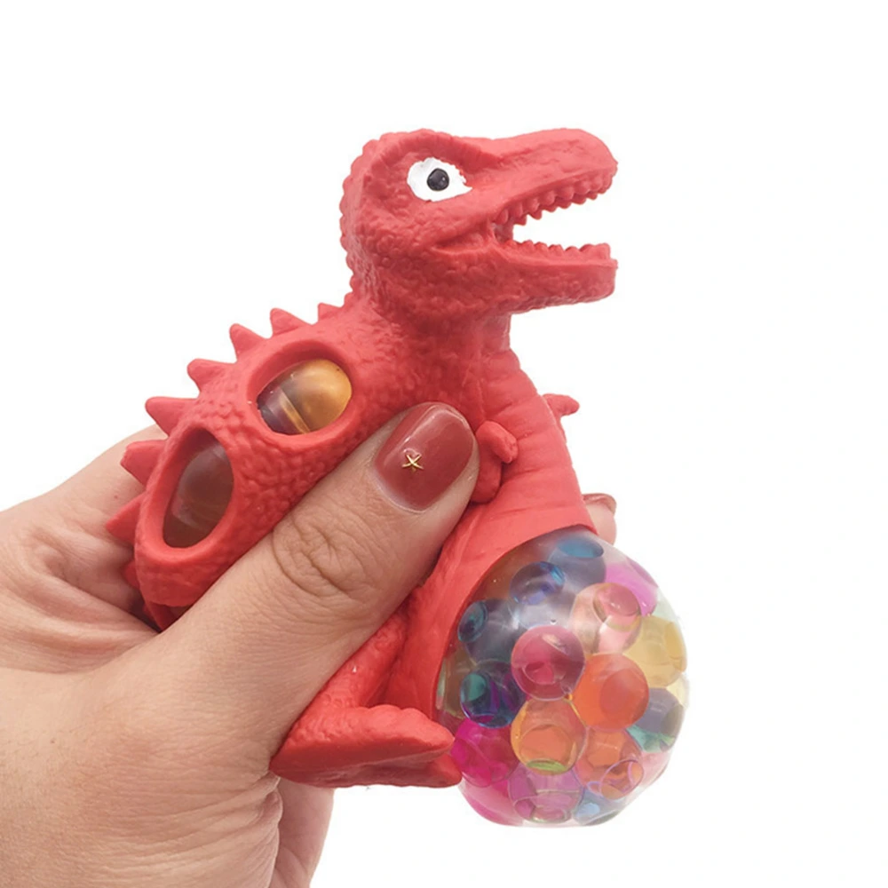 6pcs Simulation Dinosaur Designed Pinching Joy Ball Toys Funny Squeezing Toys