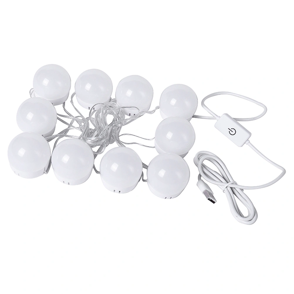 1 Set Light Bulbs Lamp Kit for Vanity Makeup Mirror Brightness Adjustable Style Vanity Mirror LED Lights (3 Colors)