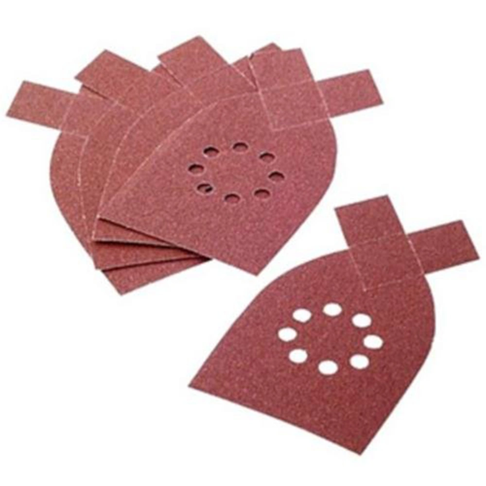 50PCS 8-Hole Sanding Discs Sandpaper Grit 40/60/80/100/120