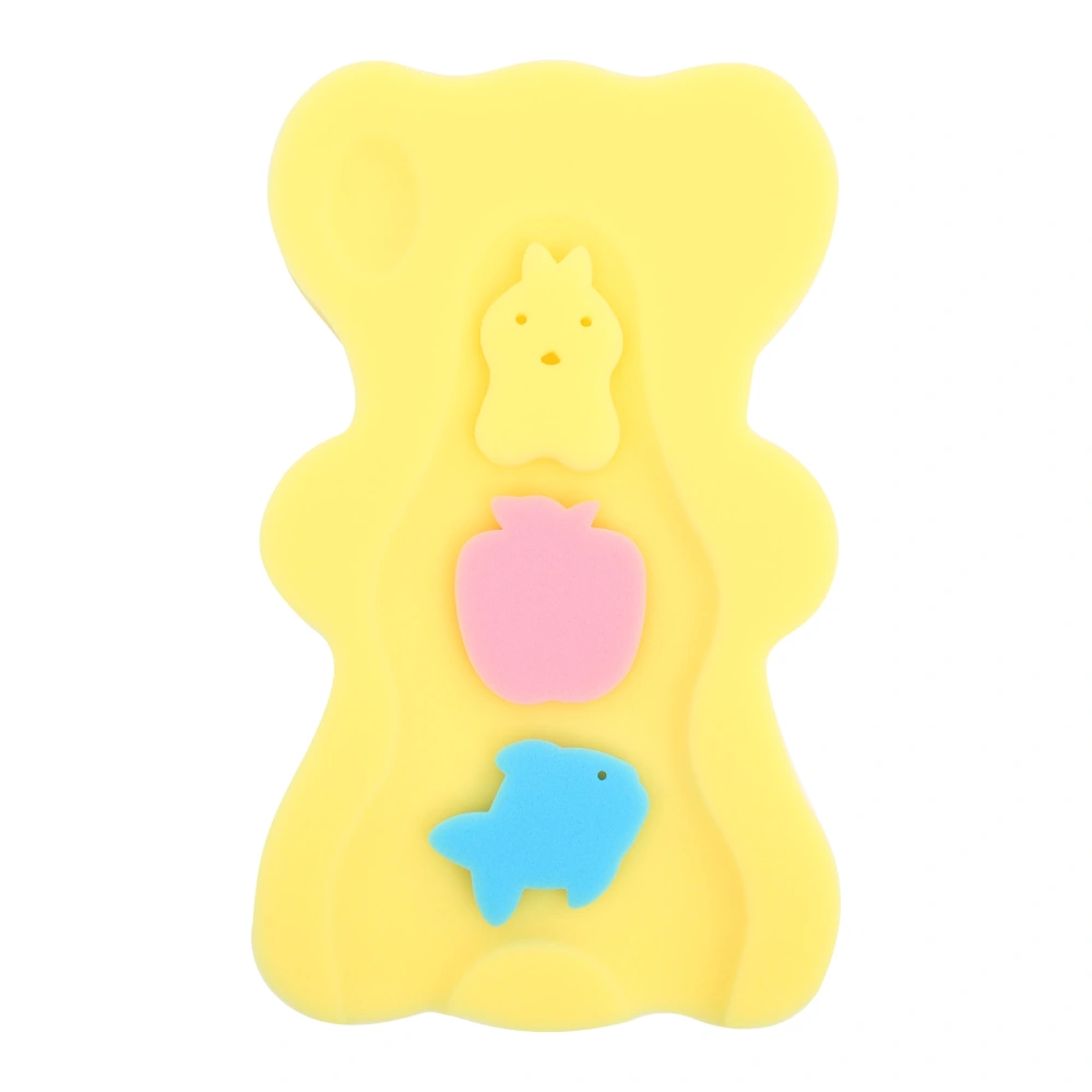 1 Set Practical Baby Bath Mat Newborns Bathtub Cushion Baby Bath Adorable Sponge Pad