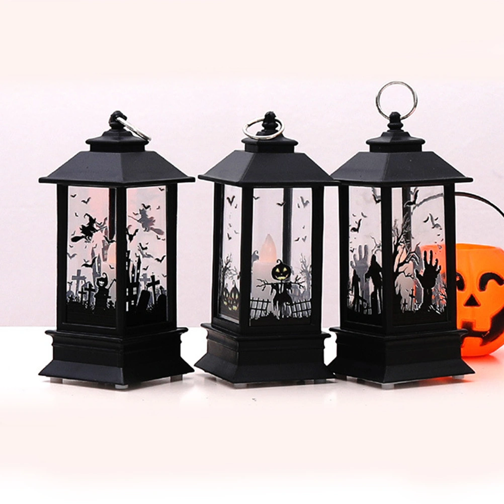 1pc Halloween Night Lamp LED Hanging Light Festive Decoration Props for Home Bar Party (Ghost)