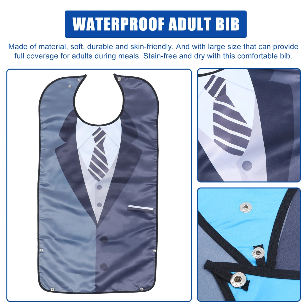 Adult Bib Waterproof Apron Clothes Bib Washable Saliva Towel Clothing Protector