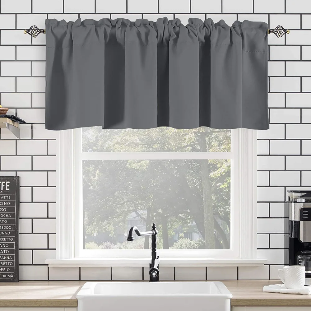 Windows Valance Kitchen Valance Living Room Valance Rod Pocket Farmhouse Valance