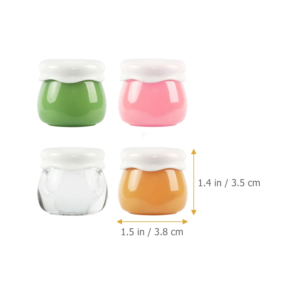8pcs Makeup Container Small Travel Containers Sample Jars Lip Balm Containers