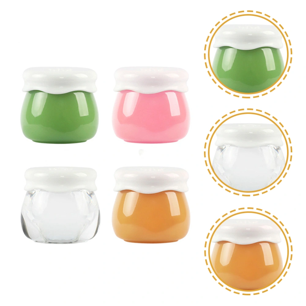 8pcs Makeup Container Small Travel Containers Sample Jars Lip Balm Containers