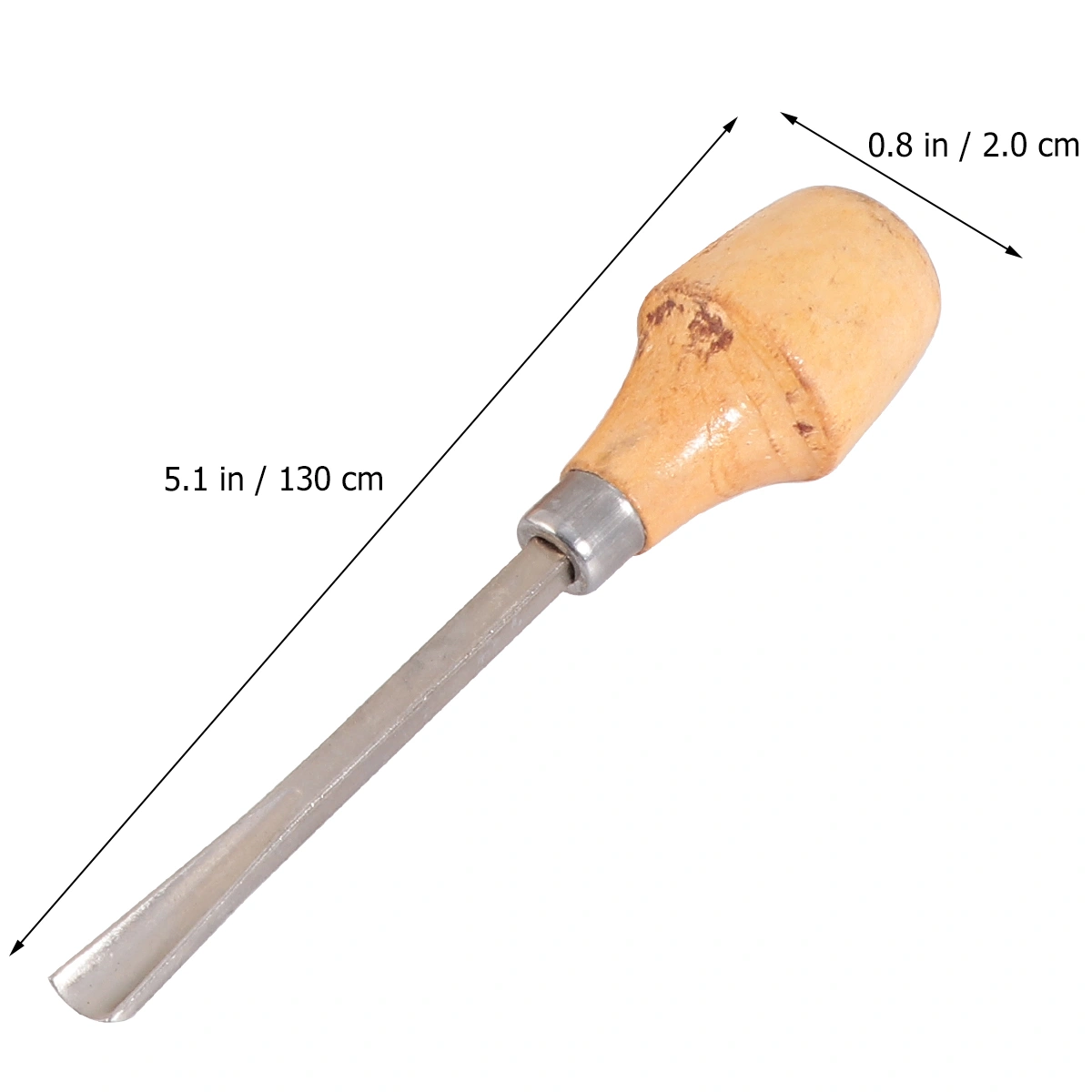 1 Set 6pcs Wooden Carving Chisel Set Professional Carving Tools Gouges Chisels for Beginners Hobbyists (Mixed Style)
