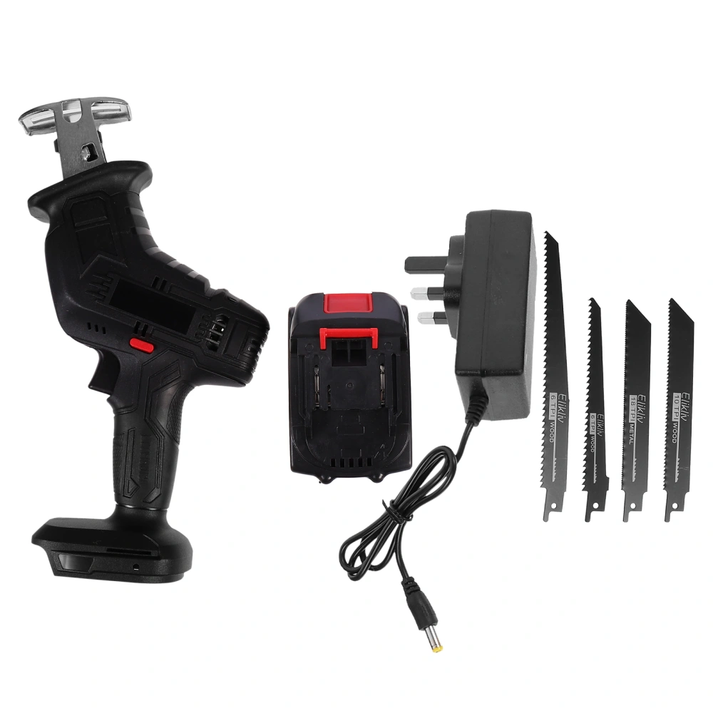 1 Set of Reciprocating Cordless One-Handed Reciprocating (UK Plug)