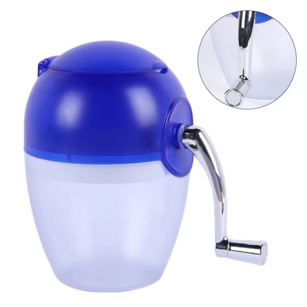 Household Ice Grinder Manual Ice Crusher Shaver Ice Crushing Machine for Summer (Random Color)