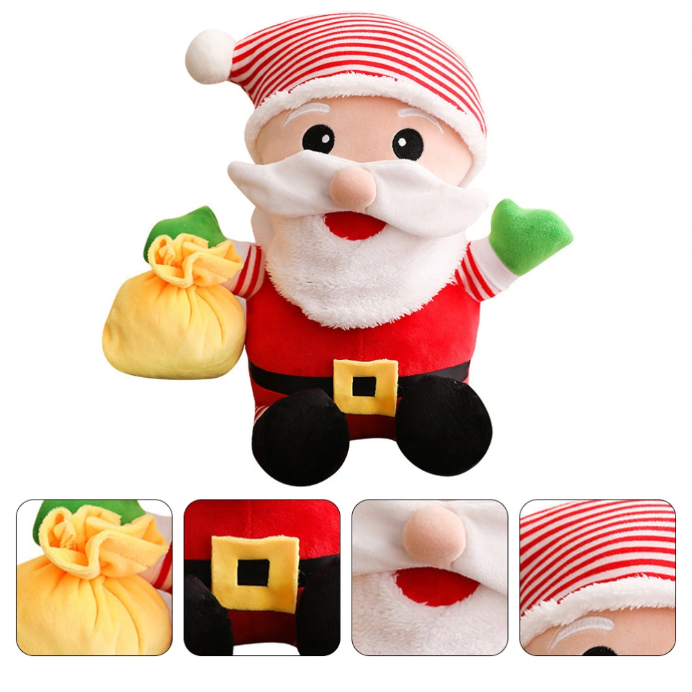 Adorable Christmas Doll Toy Santa Claus Desktop Ornament Kids Plush Toy