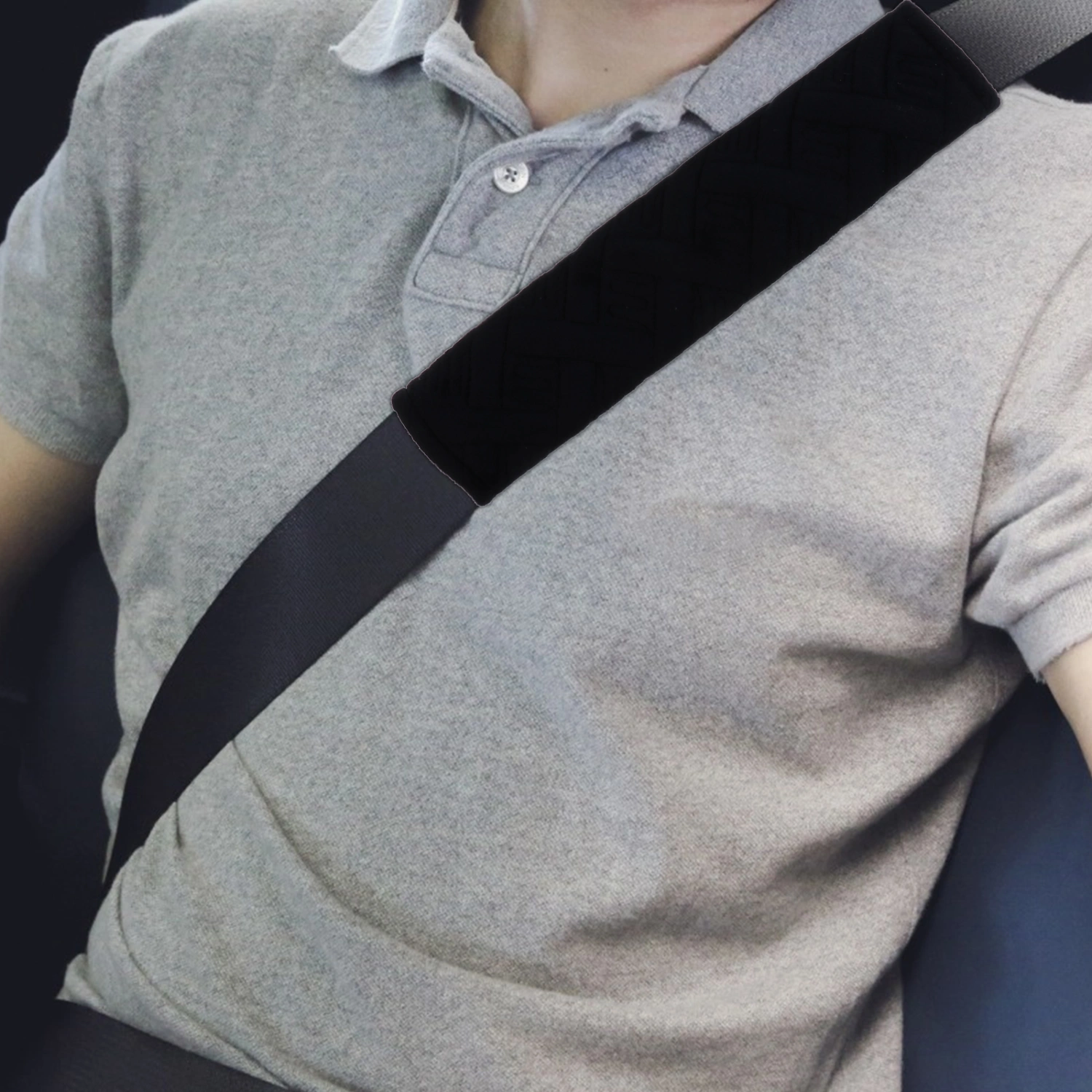 1pc Plush Safety Belt Pad Shoulder Cover Protection Car Interior Supply