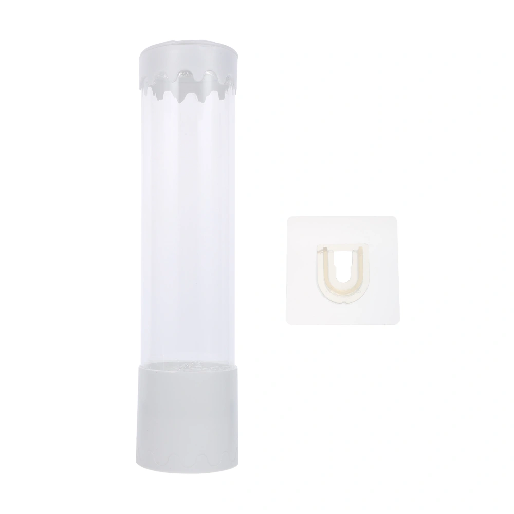 Pull Type Water Cup Dispenser Disposable Paper Cup Dispenser Beverage Cup Dispenser(Natural White)