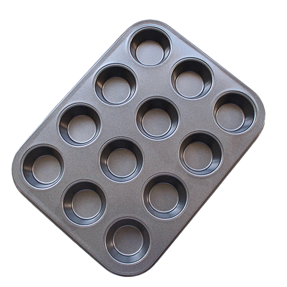 Mini 12-Cup Muffin Pan Non Stick Cupcake Tray Mold Heat Resistance Bakeware