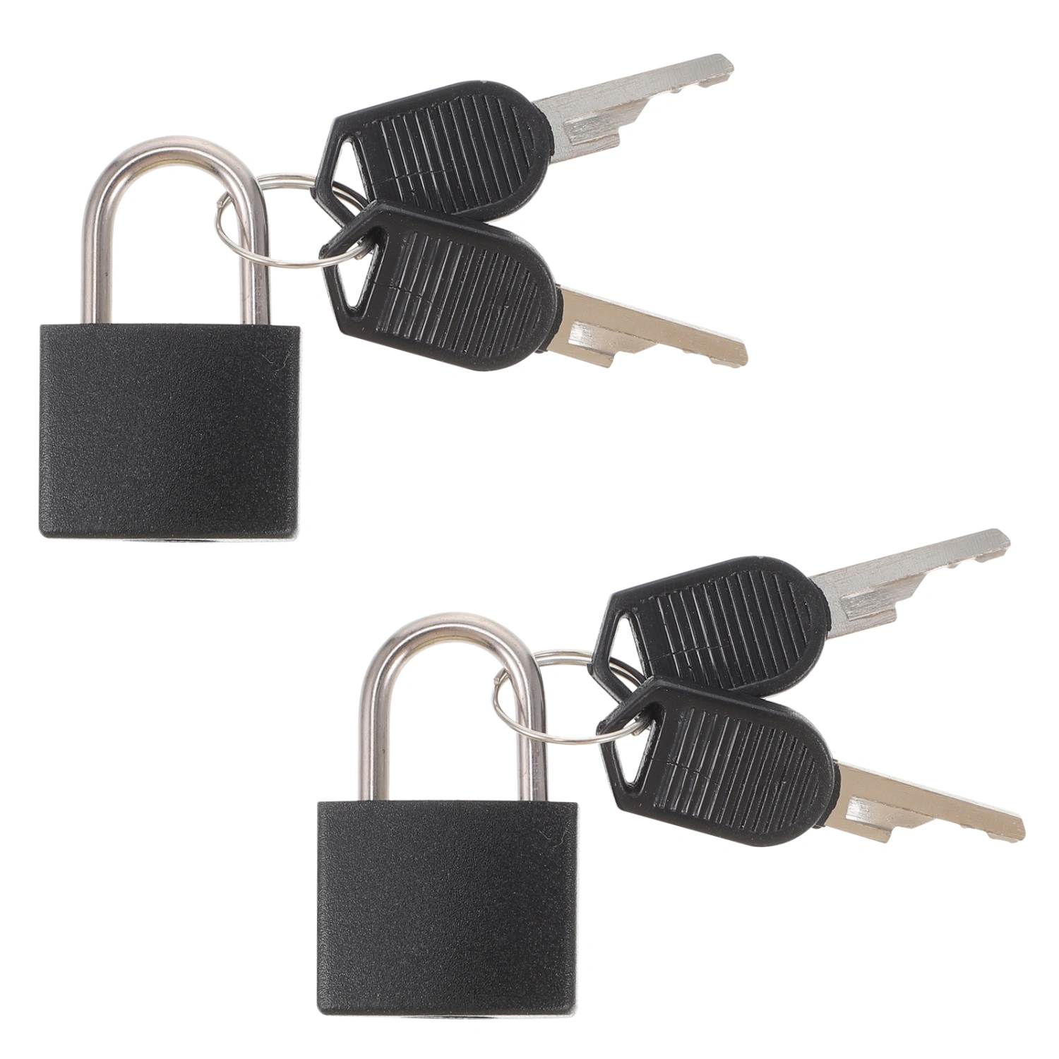 2pcs Padlock With Key Travel Lock Replacement Security Padlock Lock for Locker