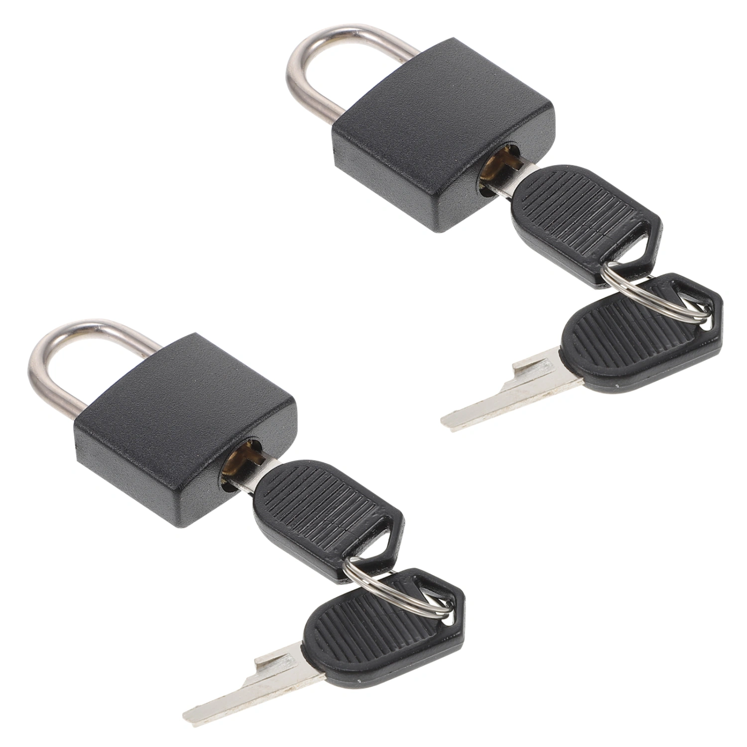2pcs Padlock With Key Travel Lock Replacement Security Padlock Lock for Locker