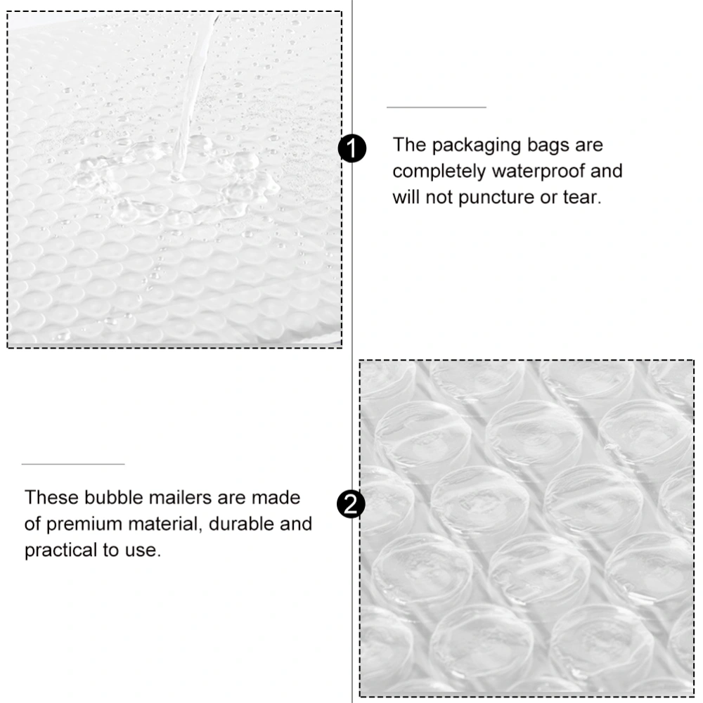 50Pcs Business Bubble Mailers Self-adhesive Packaging Bags Padded Envelopes Bubble Mailers