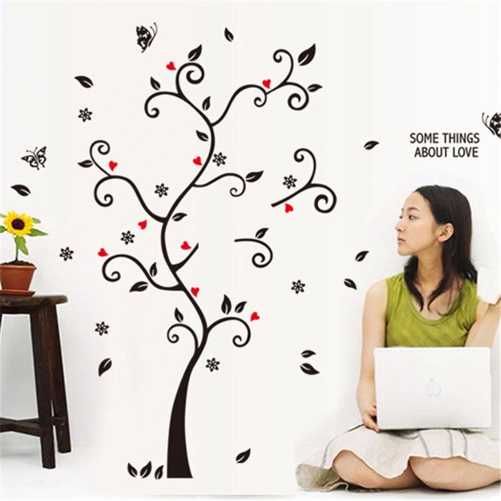 Tree Pattern Removable Wall Stickers TV Background Home Decoration Art DIY Mural Decals