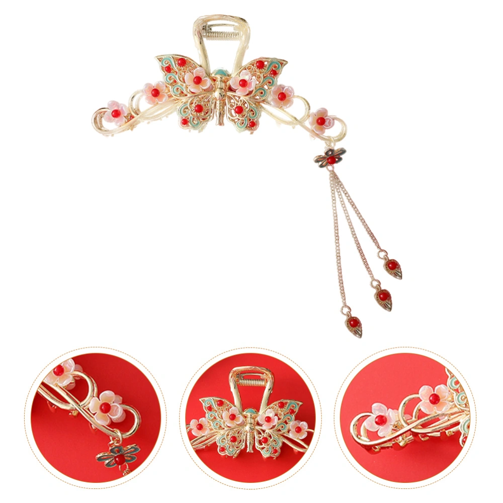 Chinese Style Hair Jaw Clip Women Hair Clip Makeup Hair Claw Clip Decoration