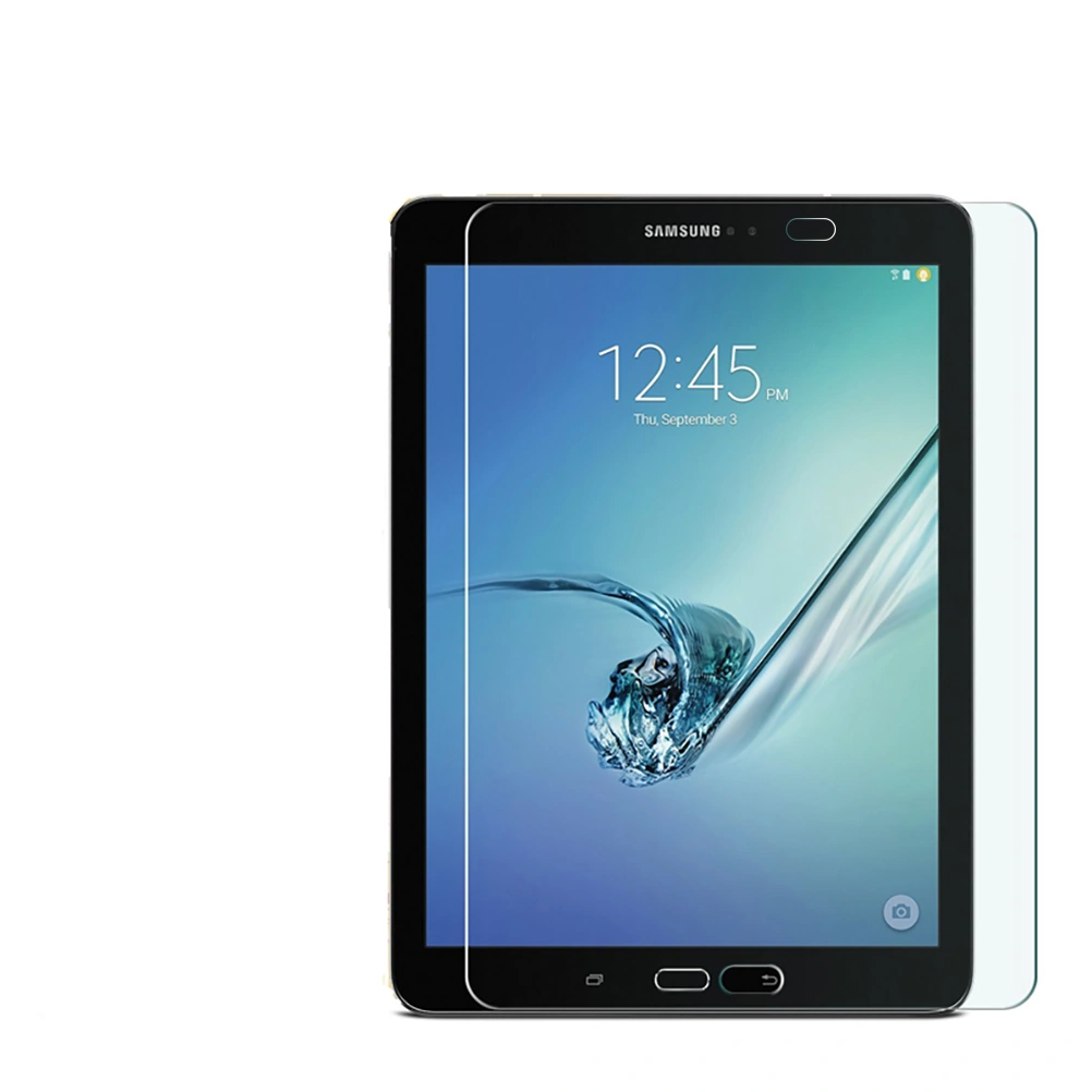 0.3mm-Thick Tempered Glass Screen Protector with 9H Hardness Crystal Clear Scratch-Resistant No-Bubble Installation for Galaxy Tab S2 8.0 T710