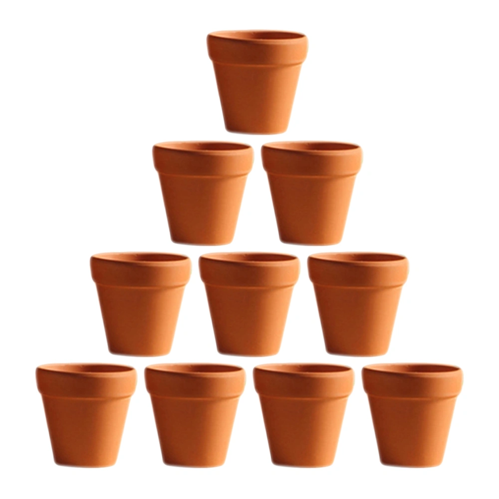 20Pcs Small Red Ceramic Flower Pot Terracotta Pot Clay Ceramic Pottery Planter Cactus Flower Pots Succulent Nursery Pots Great for Plants Crafts Wedding Favor