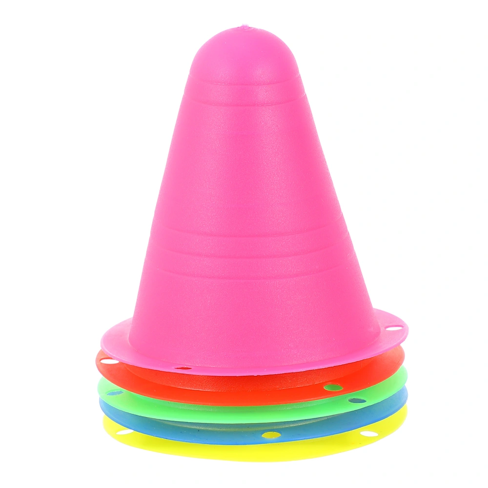 25pcs Colorful Roller-skating Roller Sports Cones Outdoor Training Cones