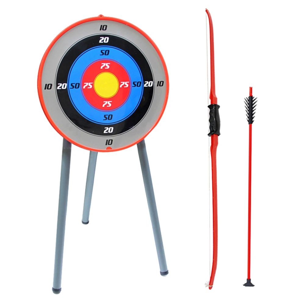 17Pc Thick Dart Board Set with Darts Bow and Arrow Office Home Garden Outdoor Board Games Leisure Game Dartboard Set Cool Toy Gift for Kids and Adults