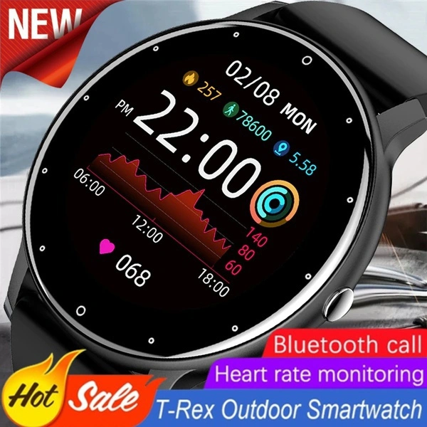 Smart Watch Men Full Touch Screen Sport Fitness Watch IP67 Waterproof Bluetooth For Android Ios Smartwatch.