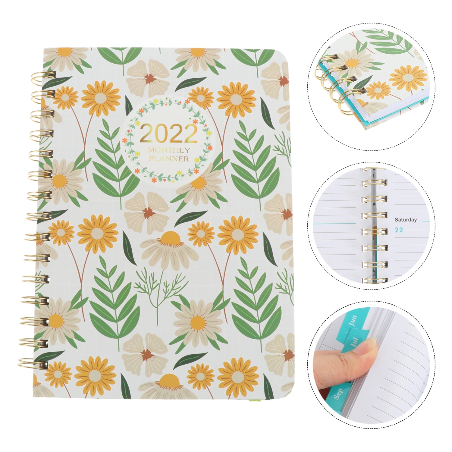 Calendar 2022 Notebook Decorative Notebook with Calendar Planning Notebook
