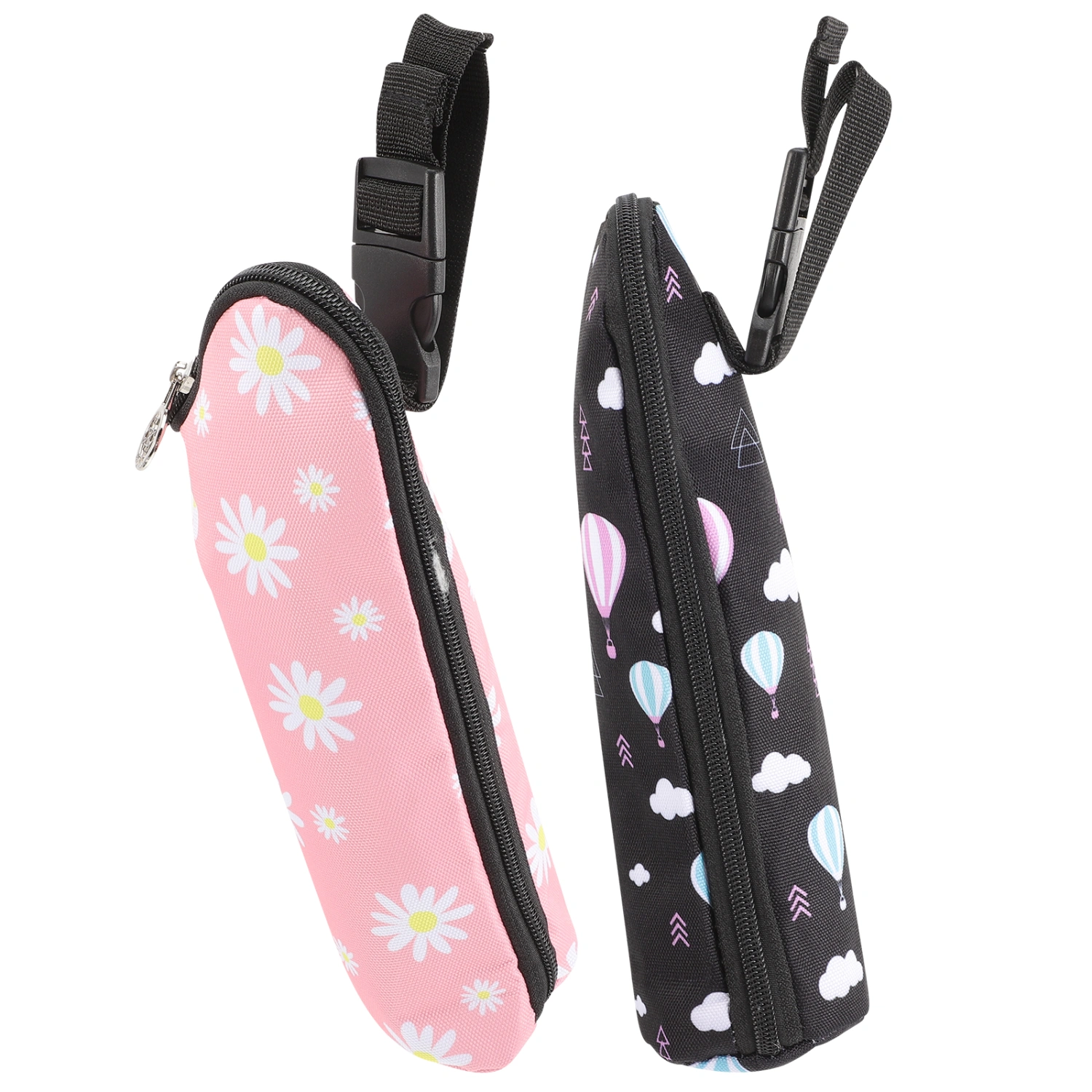 2pcs Baby Bottle Thermal Bags Portable Insulated Milk Bottle Bags Nursing Bottle Pouch