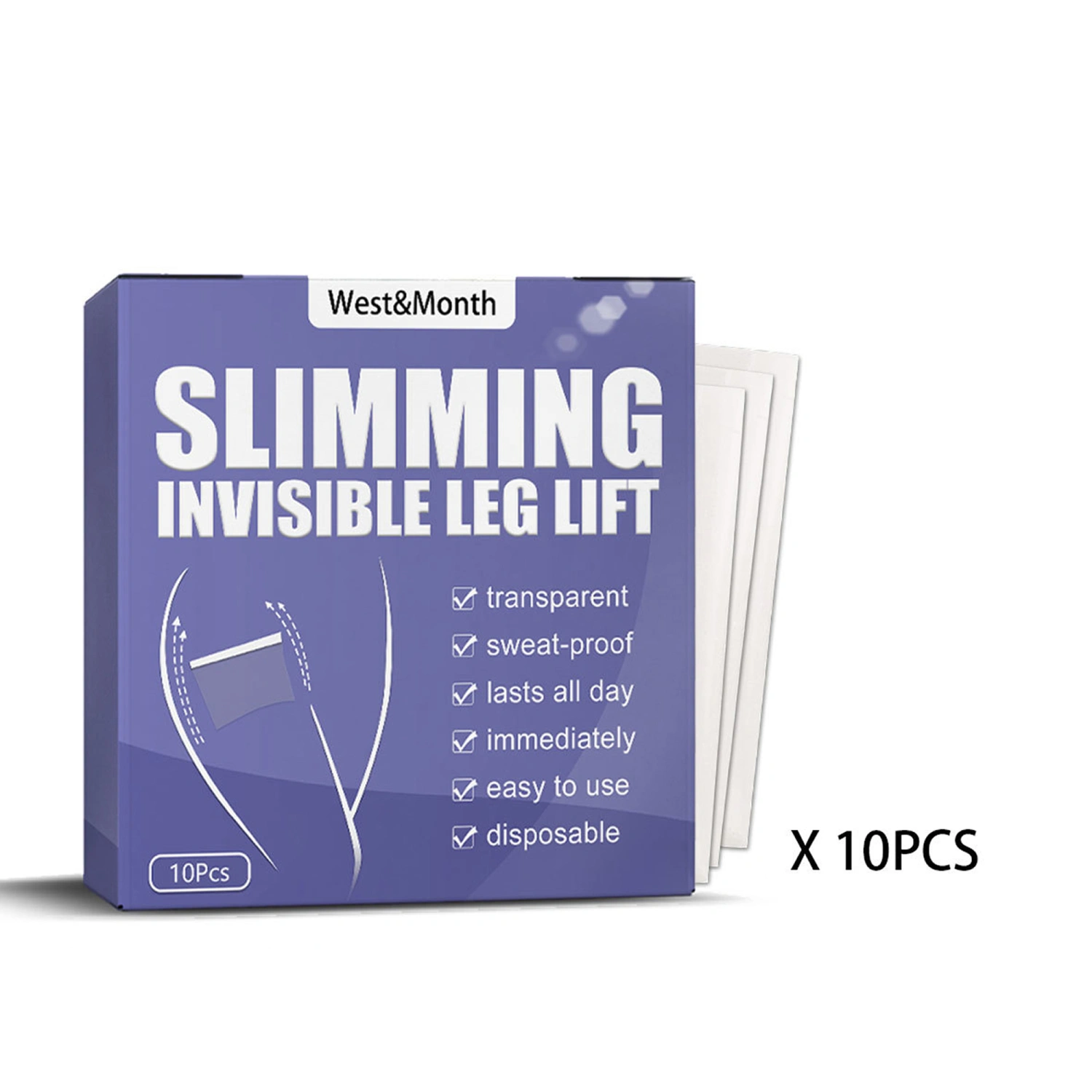 Tightening Patch, Leg Lift Tape Tightening Thigh Patch Smooth and Invisible Patch for Legs