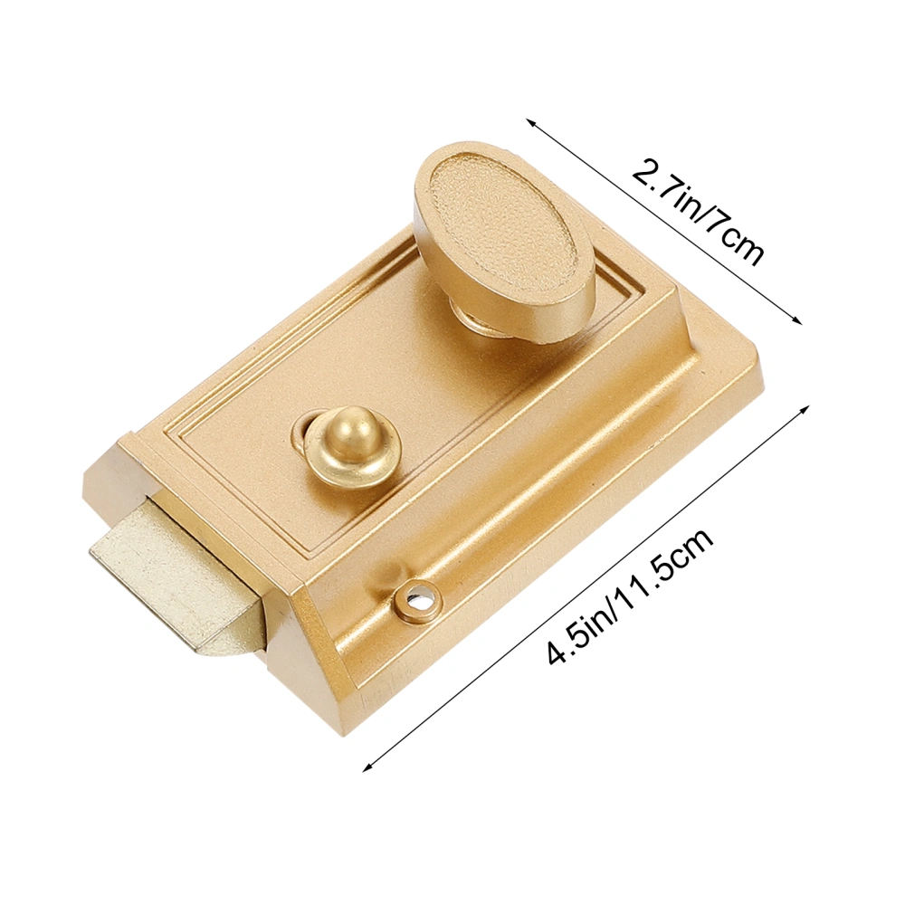 1 Set Vintage Outer Door Lock Safety Door Lock Durable Latch Lock for Home