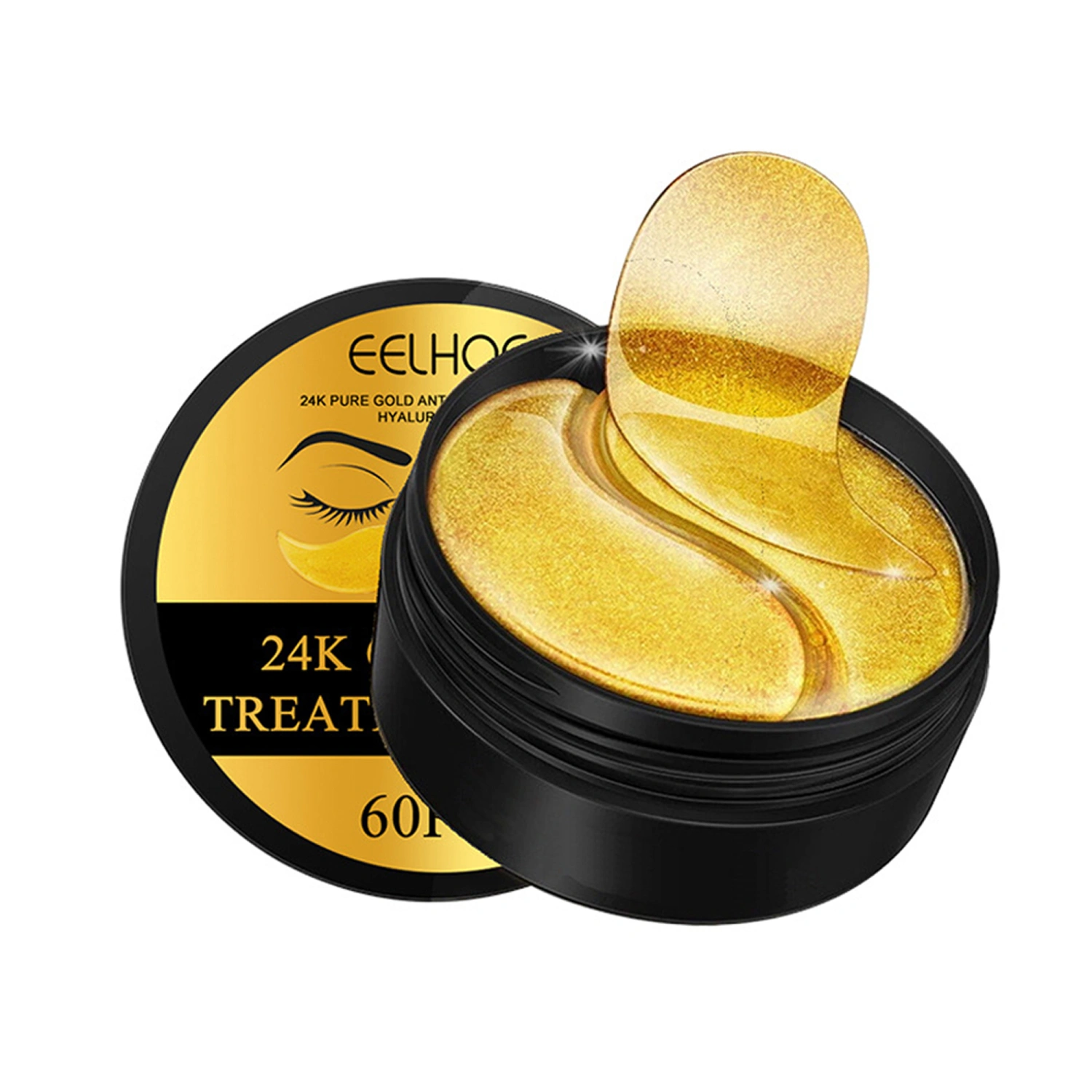 24k Gold Under Eye Patches Under Eye Facewear for Removing Dark Circles Puffiness Wrinkles Treatments Skin Care Products