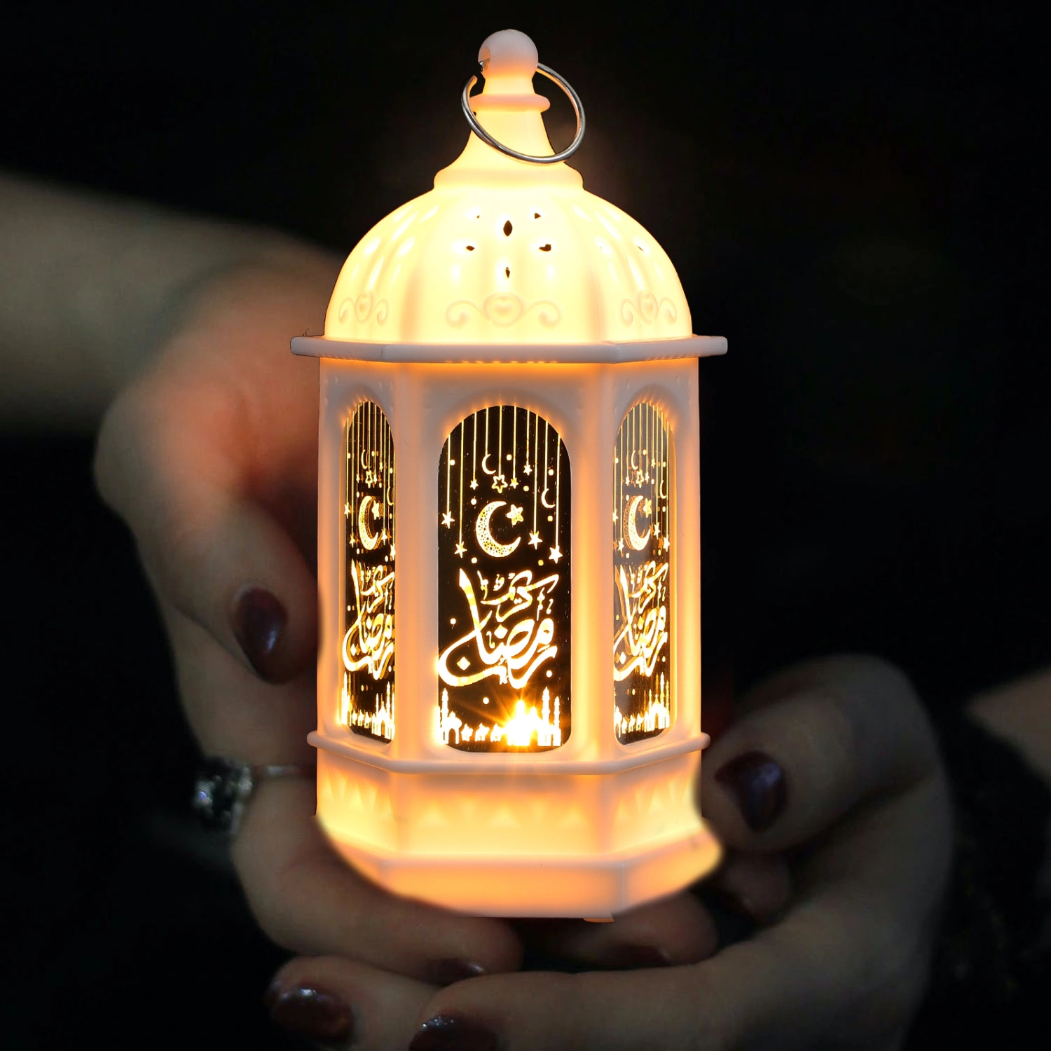 Eid Mubarak Lantern Holiday Decor Muslim Ramadan Lantern Decor for Home