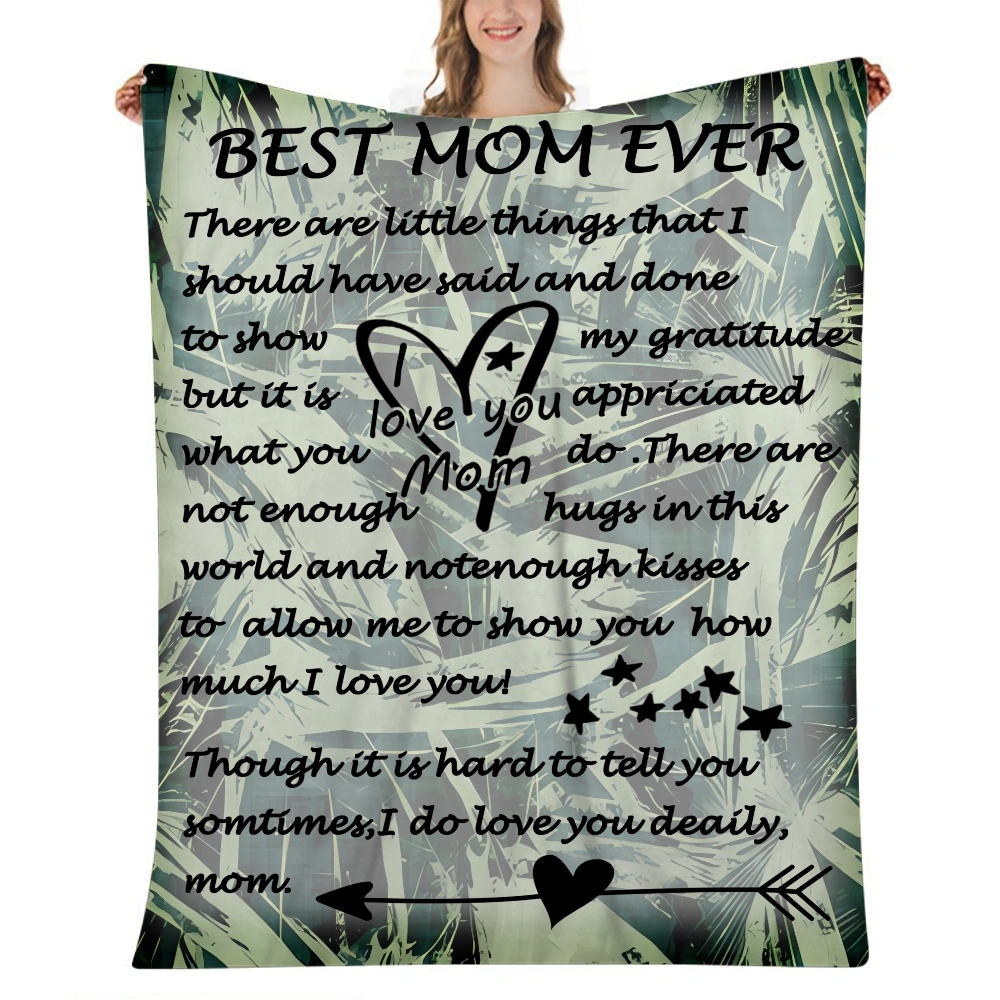 Mothers Day Throw Blanket Lightweight Cotton Blanket for Sofa Couch Bed Baby Nursery,32x48 inch(#019,32x48'')A