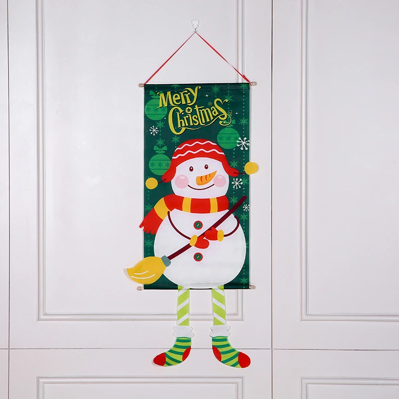 Christmas Holiday Atmosphere Decoration Hanging Flag