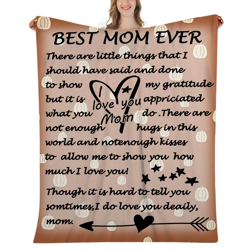 Mom Birthday Presents,Loving Gifts for Mom,Unique Mom Gifts from Daughters,Cozy  I Love You Mom Blanket,Soft Throw Blanket for Her Special Day,32x48''(#225,32x48'')A