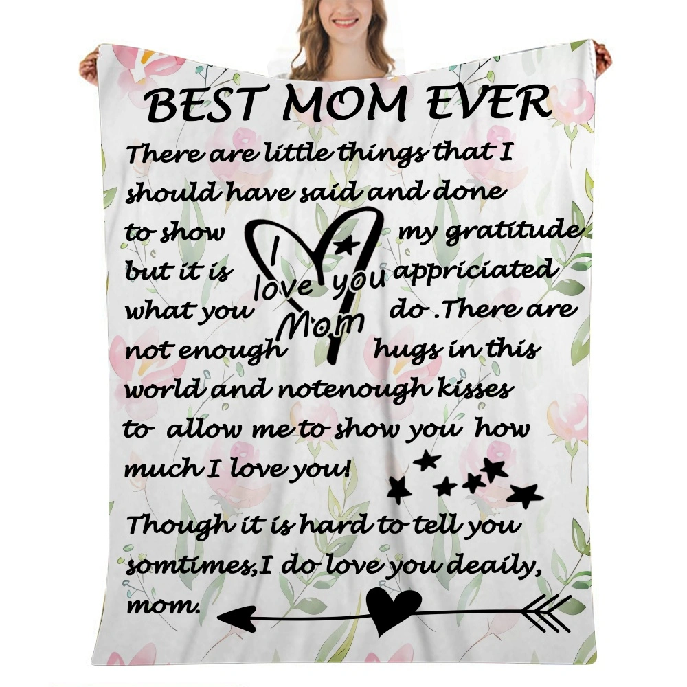 Mothers Day Adult Weighted Blankets (32x48 inch) Heavy Blanket,Cotton Blanket for Sofa Home Decoration(#031,32x48'')A