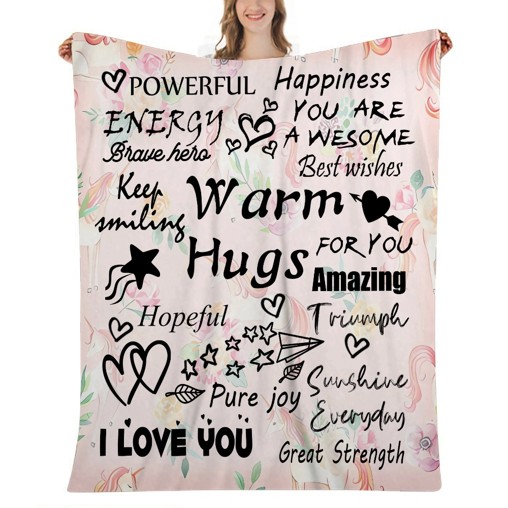 I Love You Mom Gift Blanket,Fleece Blanket Cool Lightweight Fuzzy Soft Bed Blanket 32x48 inches(#810,32x48'')A