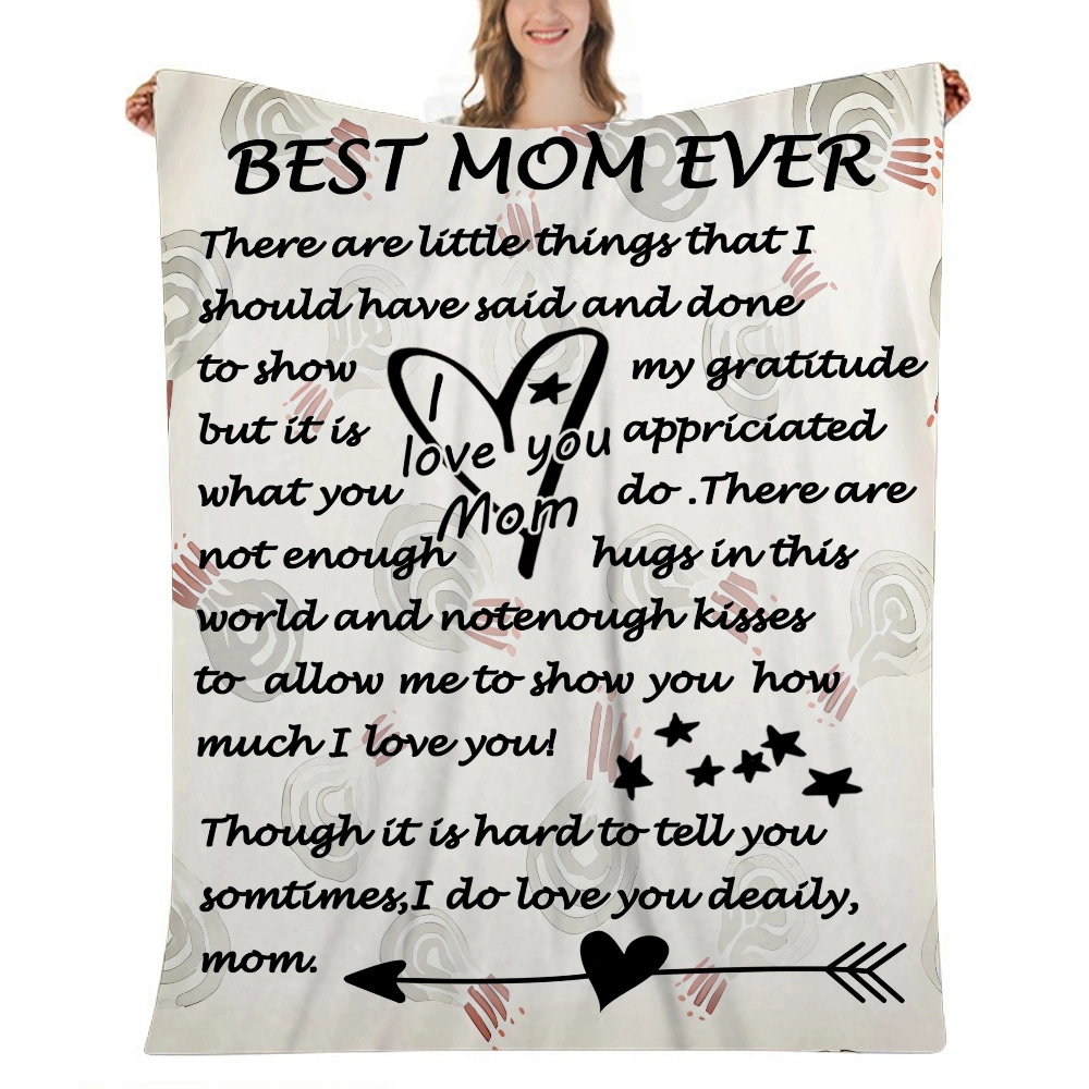 Mothers Day Fleece Throw Blanket-3D Stylish Design,Super Soft,Fluffy,Warm,Cozy,Plush,Fuzzy for Couch Sofa Living Room Bed-All Season Accessories,32x48 inches(#141,32x48'')A