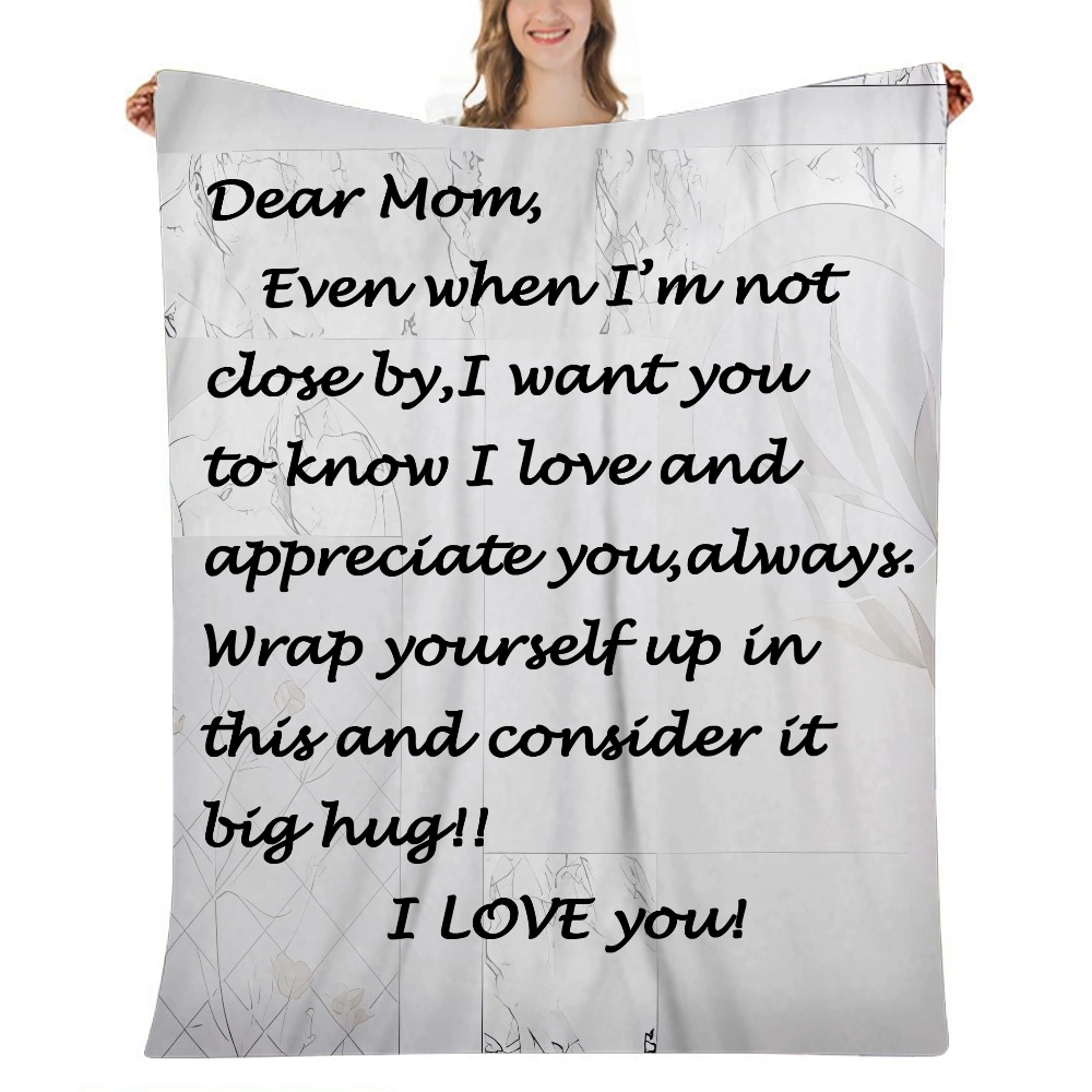 Mom Blanket Gift- Super Soft and Light Warm Comfortable Plaid Blanket for Bed Couch Fuzzy Flannel Throw Blanket,32x48 inches(#444,32x48'')A