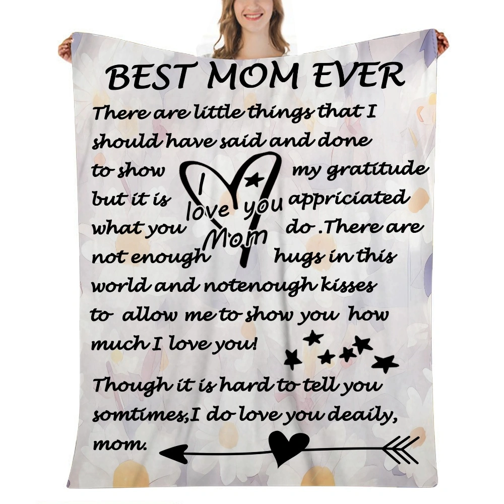 Mothers Day Anime Throw Blanket for Couch Bed Sofa,Lightweight Flannel Blankets Warm Bedding Blankets 32x48 inches(#060,32x48'')A