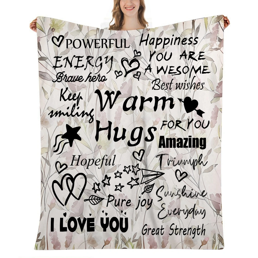 Mom Blanket Gift- Fleece Throw Blanket for Couch - Lightweight Plush Fuzzy Cozy Soft Blankets and Throws for Sofa,32x48 inches(#453,32x48'')A