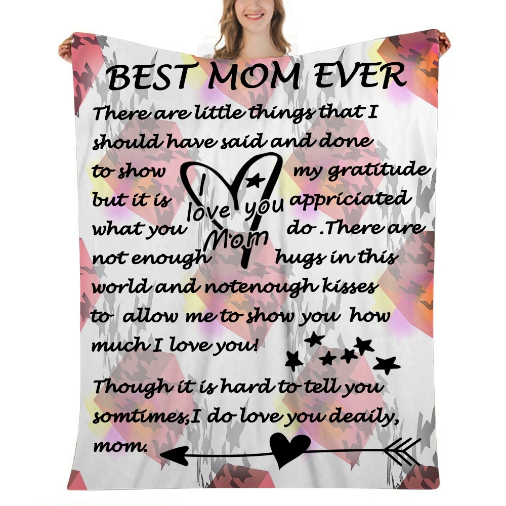 Gift for Mom Birthday,Mom Birthday Gifts,Mom Gifts from Daughters Gifts for Mom Christmas Mother's Day Thanksgiving Soft Cozy Flannel Moms Gift Throw Blanket,32x48''(#261,32x48'')A