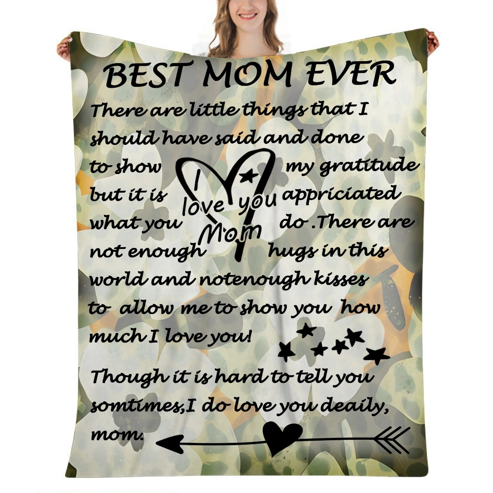 Gifts for Mom from Daughter-Mothers Day Birthday Mom Gifts Elephant Mom Blanket - Soft Throw Blankets for Couch Bedroom,32x48''(#169,32x48'')A