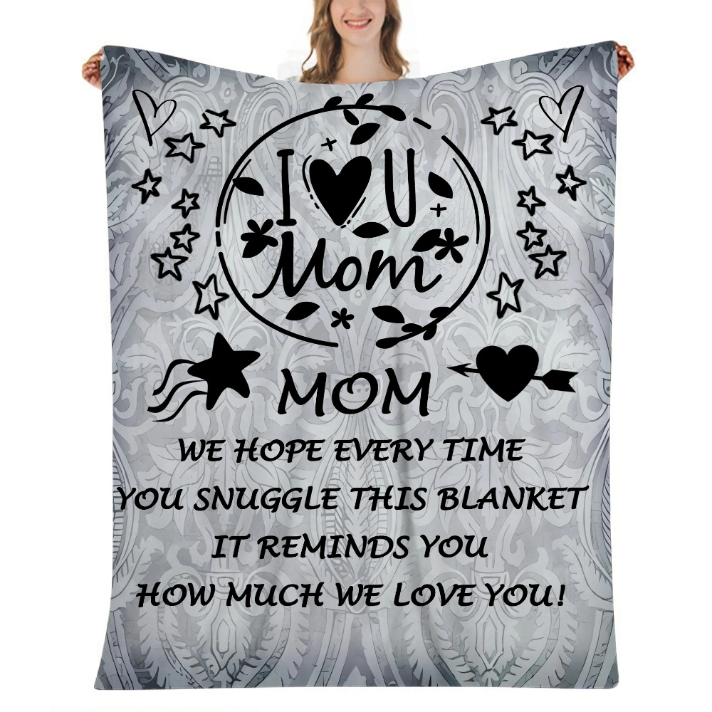 Gifts for Mom,Fleece Blanket Cool Lightweight Fuzzy Soft Bed Blanket 32x48 inches(#668,32x48'')A